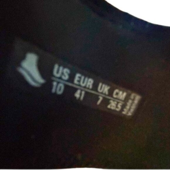 PowerStep Dress Black Sandals, 10 –Synthetic Leather & Patent -Orthotic Arch - Picture 7 of 8